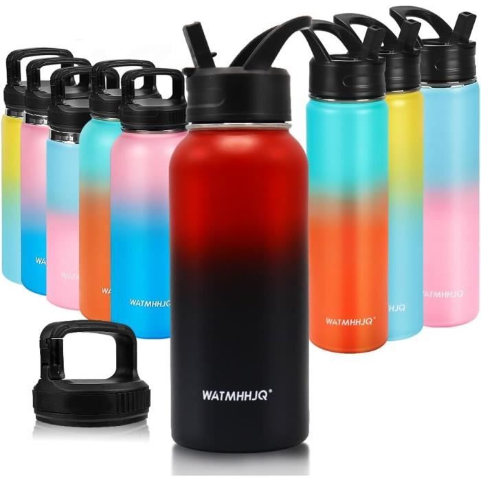 JIELINGER Bouteille D'eau Isotherme En Acier Inoxydable – Thermos