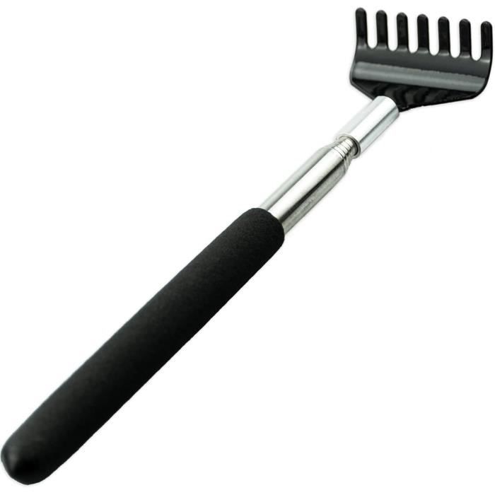Gratte-dos Télescopique En Acier Inoxydable - Longueur Réglable 21 à 68 Cm - Nouveau