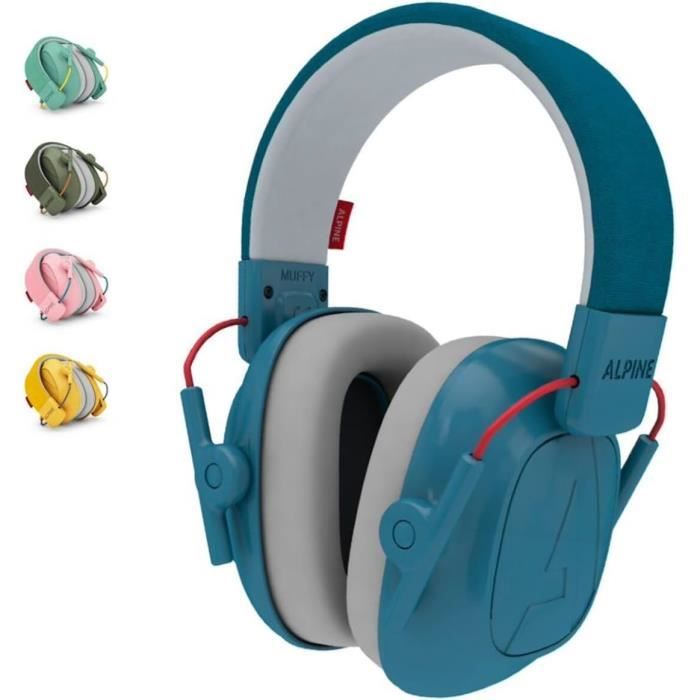Casque Anti-Bruit Schallwerk Mini+ Pour Enfants - Réduction Bruit 38dB - Ajustable 52-60cm - Certifié CE