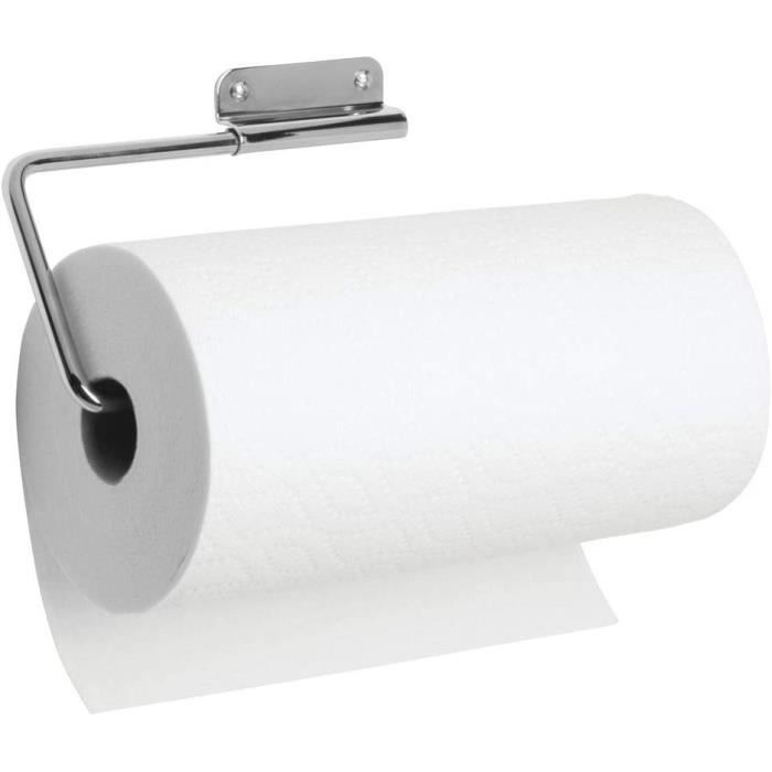 Porte Essuie-Tout Mural Inox 28 Cm - Dérouleur Sopalin Pour Cuisine/Salle De Bain