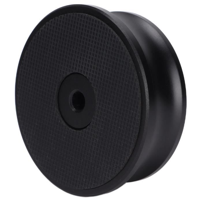 Stabilisateur De Disque Vinyle En Aluminium - Pince Stabilisatrice Pour LP, Améliorez Le Son (Rouge, Noir, Or)
