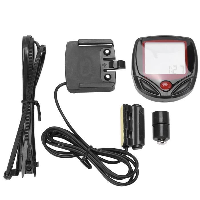 Compteur De Vitesse Vélo électrique étanche - Écran LCD 5,95x9,5 Cm - Affichage Vitesse, Distance - Pour VAE - Installation Facile Sur Guidon