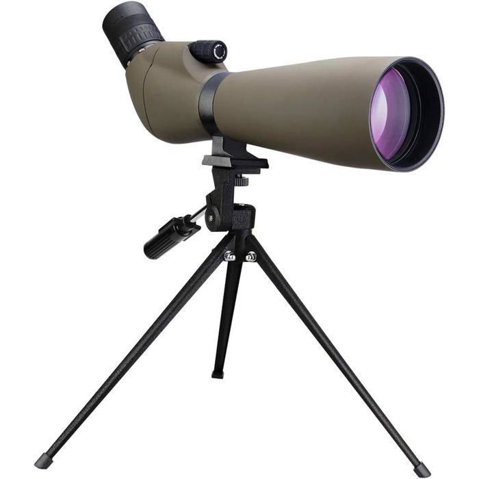 Svbony SV401 Longue-Vue, 20-60X80 Longue-Vue Incliné avec Trépied, FMC Optique Étanche pour l'Observation des Oiseaux,Tir à la