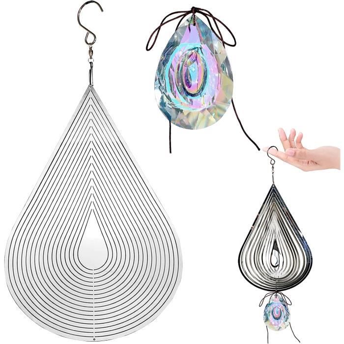 HAB & GUT -HA104- Carllon à Vent Turquose, Nacre, 60 Cm, Décoraton