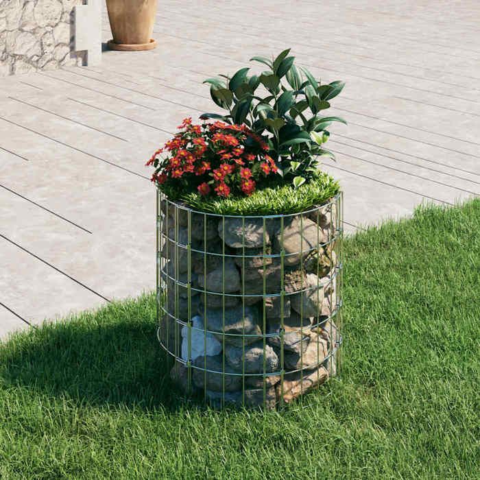 vidaXL Poteau à gabion circulaire - vue 2