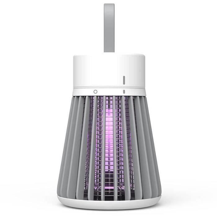 EUQQZU Lampe Anti‑Moustique Électrique 12 W – Piège à Moustiques & Tueur d'Insectes Volants (UV) avec Brosse de Nettoyage – Efficace 60 m² Intérieur & Extérieur