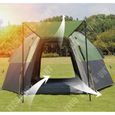 TD® Tente  Camping Extérieure Hexagonale Multijoueur Entièrement Automatique Tente Antipluie Camping En Plein Air Famille Loisirs-1