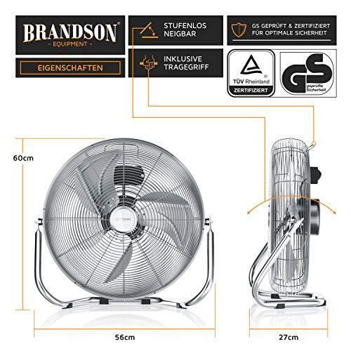 Brandson - Brandson - Éolienne style rétro 160 W – Ventilateur en