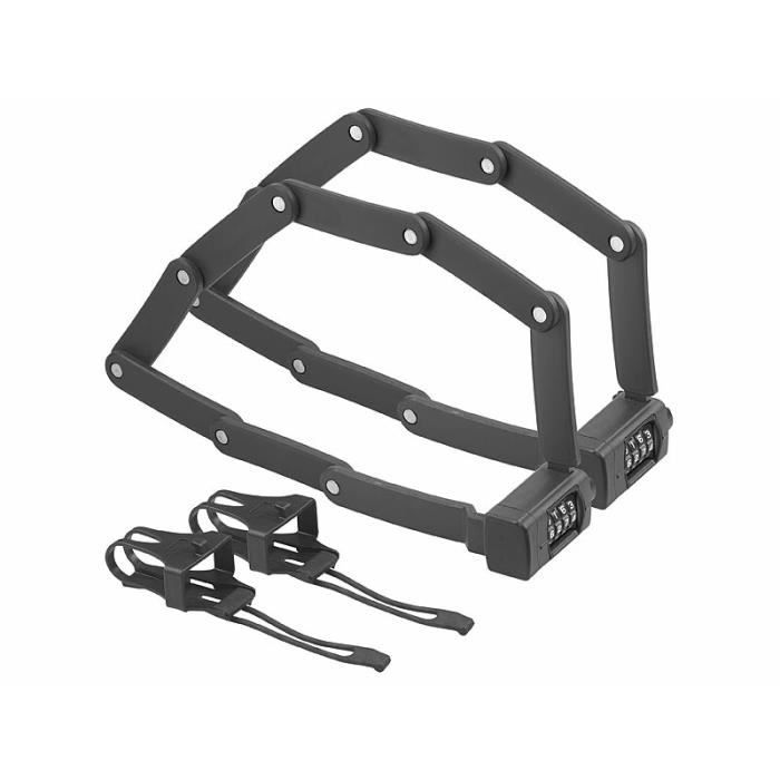 Samok® Antivol pour vélo - Code à 4 chiffres - 120 cm - Avec support - Antivol pliable en acier - Avec numéros et chiffres - Haut niveau de sécurité 10 Samok® Antivol pour vélo - Code à 4 chiffres - 120 cm - Avec support - Antivol pliable en acier - Avec numéros et chiffres - Haut niveau de sécurité 10