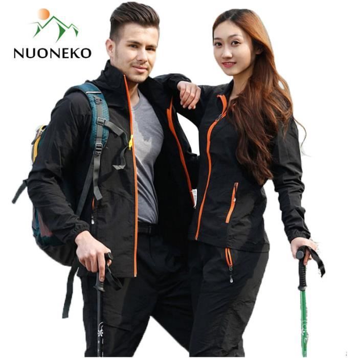Couleur Homme Gris taille XXL Ensemble de vetements de randonnee de Camping de plein air pour hommes et fe Cdiscount