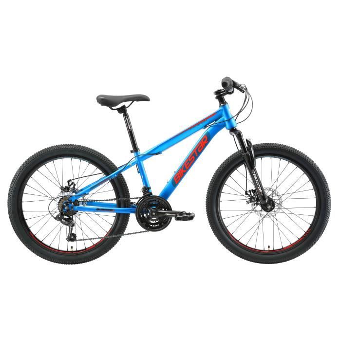 Cyclux Garçons Vélo VTT 24 Pouces 21 Vitesses Shimano Vert