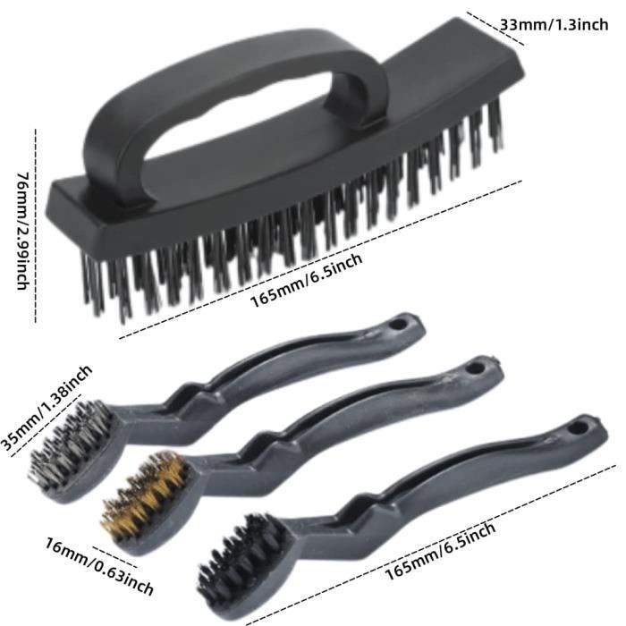 Brosse métallique avec manche: au meilleur prix