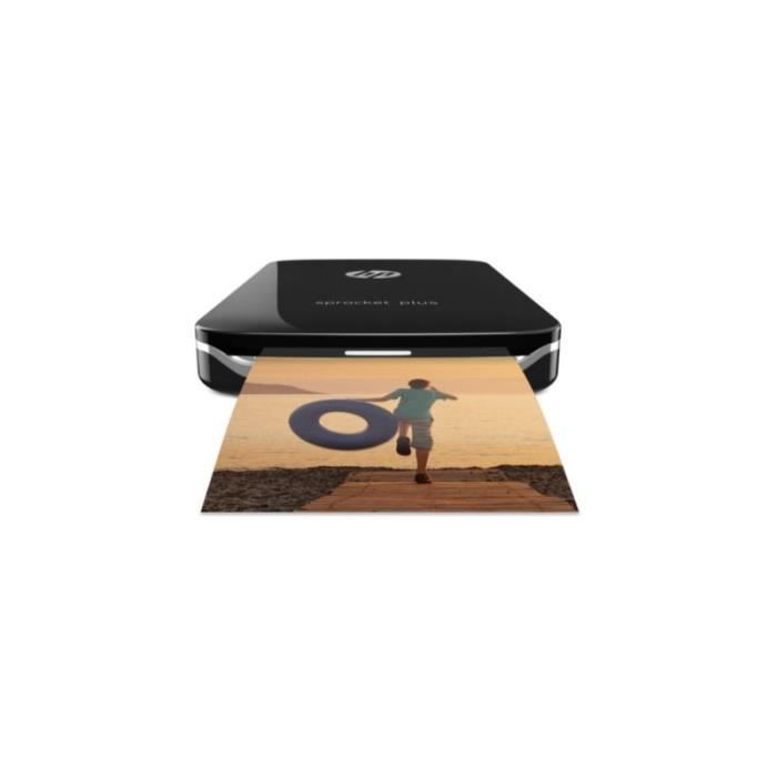Imprimante photo portable HP Sprocket Plus Noire • Imprimante multifonction  • Imprimante - Cdiscount Informatique