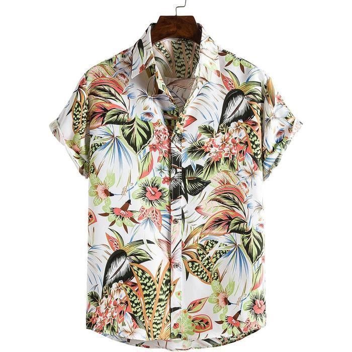 Chemise Homme Ete Chemisette Homme Manche Courte Grande Taille