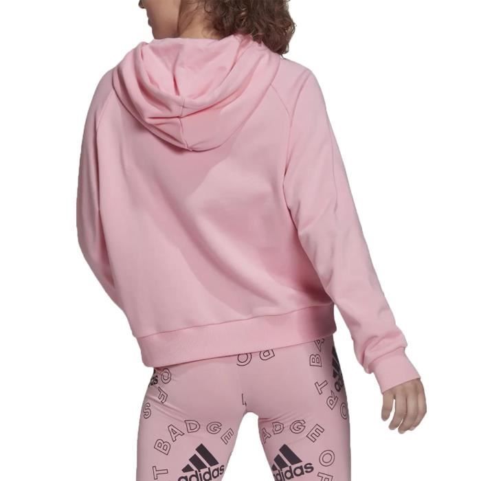 Adidas Sweat à capuche Must Haves Badge Of Sport Femme rose - Comparer avec