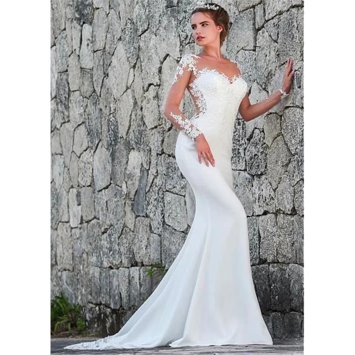 Robe de hotsell mariee sirene dentelle