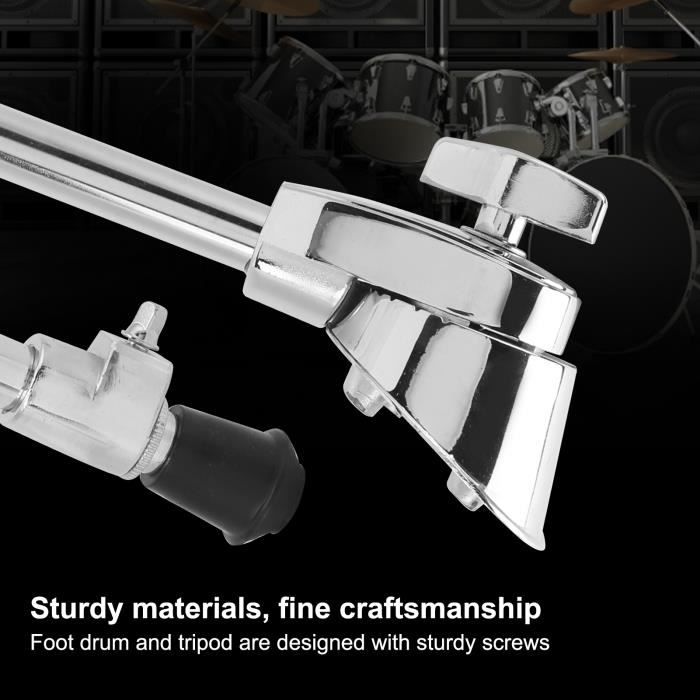 2x Pieds De Grosse Caisse Antidérapants, Supports De Batterie Pour