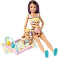 Coffret Chambre des jumeaux Barbie Skipper babysitter - Cheveux châtains - Jouet pour enfant - GFL38-2