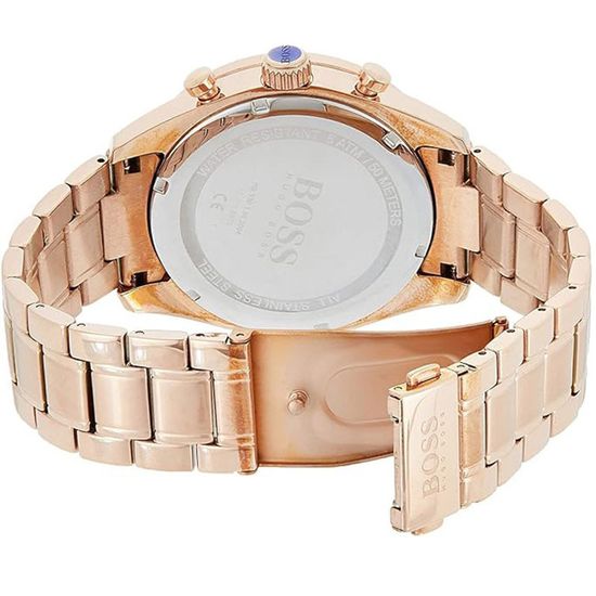 Montre trophee HUGO BOSS pour homme en or rose HB 1513632 44 mm Achat vente montre Cdiscount