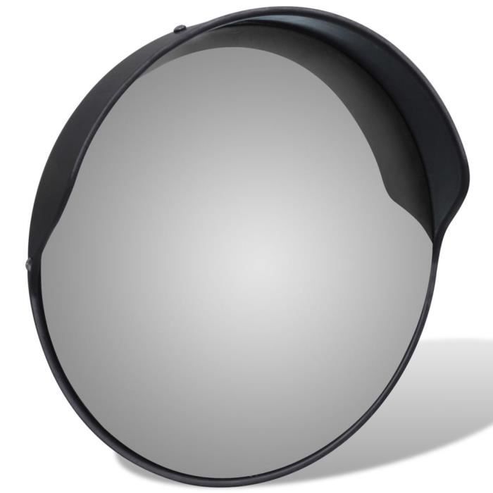 VISO Miroir de surveillance convexe en verre, diamètre 33 cm