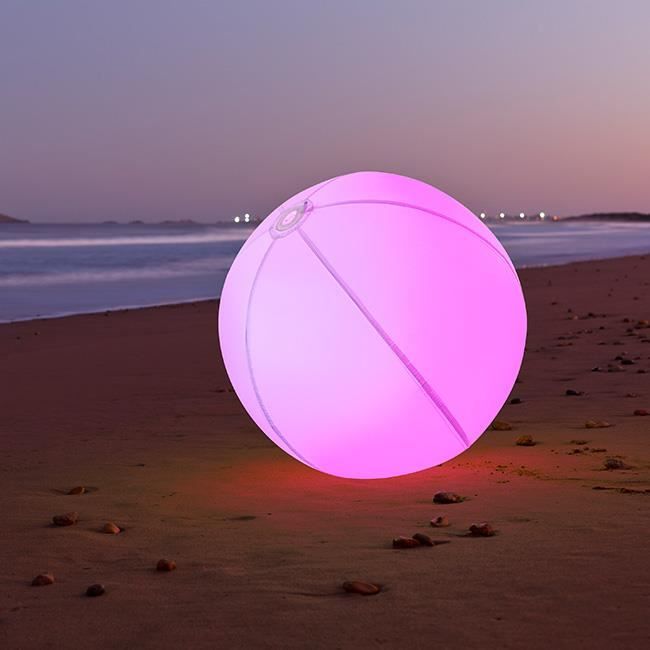 Smart & Green - Ballon lumineux LED « Bubble » multicolore et