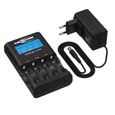 ANSMANN Chargeur de pile pour 4x piles AA - AAA NiMH - chargement, décharge, test, rafraîchissement, recharge rapide + chargeur USB-3