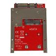 STARTECH Adaptateur SSD mSATA vers SATA de 2,5" - Convertisseur SSD Mini SATA vers SATA 2,5 pouces-3
