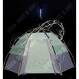 TD® Tente  Camping Extérieure Hexagonale Multijoueur Entièrement Automatique Tente Antipluie Camping En Plein Air Famille Loisirs-3