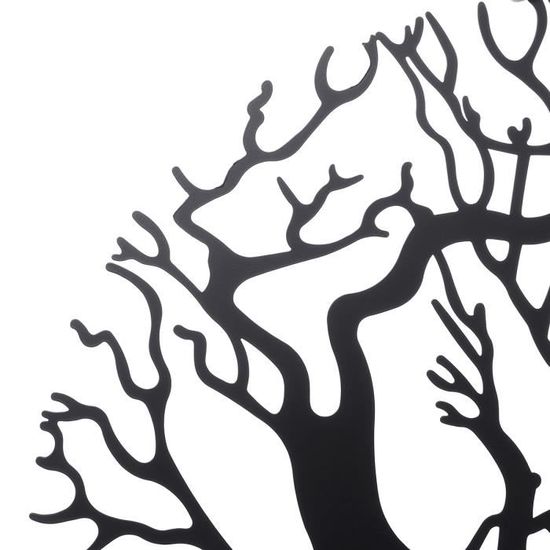 Unique V 50cm Arbre De Vie Fer Decoration Murale Ronde Art Maison