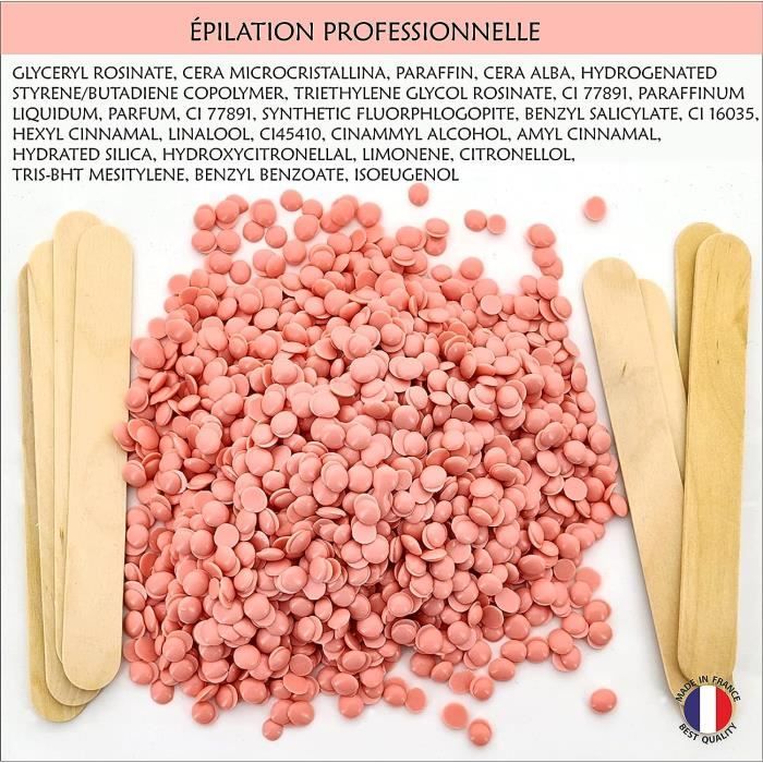 Rose Perles De Cire Pour L'Épilation Visage, Aisselles, Jambes, Bras — free download