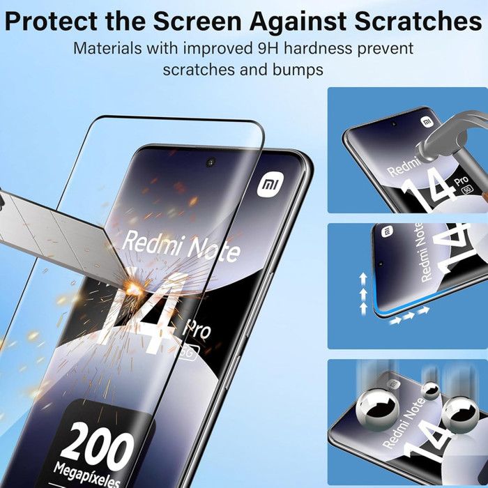 Coque Xiaomi Redmi Note 14 Pro 5G TTSWJBD - Avec Lanière Et Verre Trempé