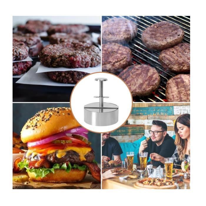 Appareil A Steak Haché Presse à Hamburger En Acier Inoxydable 304 Presse à Burger Réglable Moule à Galette à Hamburger Outil Pour Former Parfaitement Des Hamburgers - Chine Hamburger Hamburger Press Et
