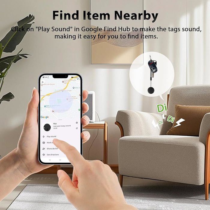 Android Air Tracker Tag lot de 2 traqueurs intelligents compatibles ...
