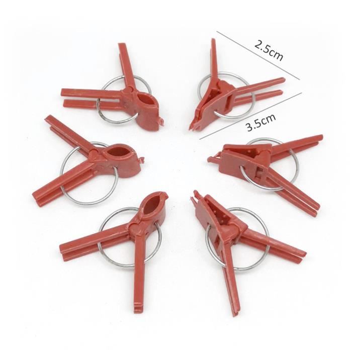Lot De 100 Clips De Greffage Transparents - Parfait Pour Tomates, Légumes Et Plantes !