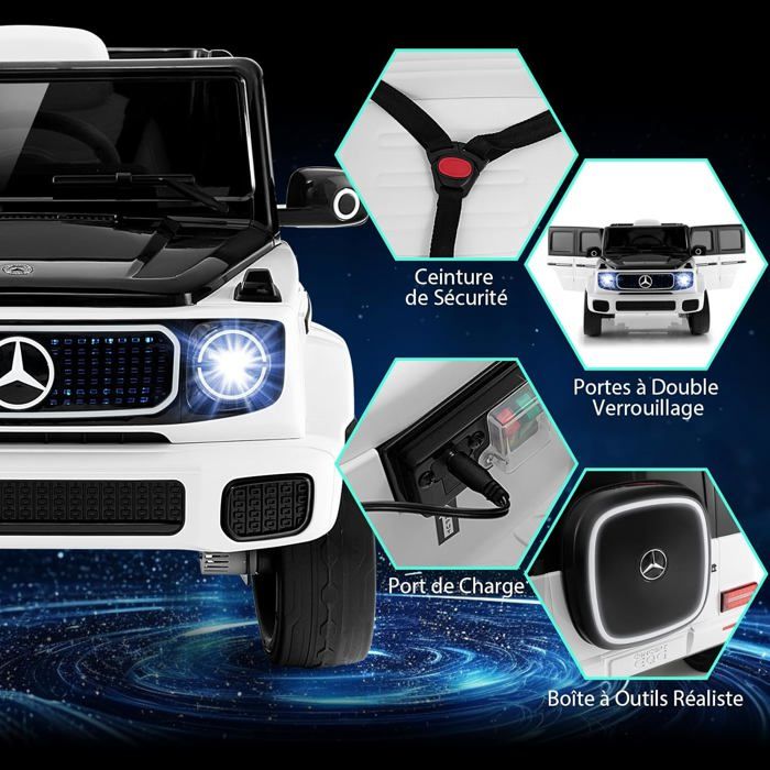 Carro Elétrico Mercedes GLE450 12V Preto | Loja da Criança