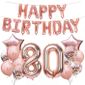 Amawill Ballons Joyeux Anniversaire Or Rose Decorations Pour Ages De 40 Ans 32 Pouc Modele 80th Birthday Set 1 Hypdqqb Achat Vente Ballon Decoratif Cdiscount
