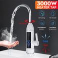 3000W Robinet Electrique Chauffe-eau Instantané Chauffage Rapide Cuisine Eau Chaude-0