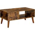 Table ronde style industriel