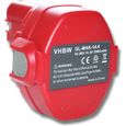 Batterie Ni-Mh 3000mAh 14.4V Rouge pour Makita - VHBW - Remplace 1420, 1422, 192600-1, 1433, 1434, 1435, 1435F-0
