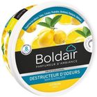 BOLDAIR - Gel destructeur d'odeur Citron - Neutralise les odeurs - parfume - durée 8 semaines - 300g - Fabrication française