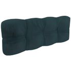 Coussins palettes Matelassé - Vert foncé - Dossier 120x40 - 100% Polypropylène - Intérieur/Extérieur - POKAR