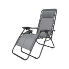 HABITAT ET JARDIN Fauteuil de jardin relax zéro gravité "Sintra" - Gris