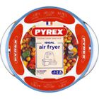 Plat air fryer - PYREX - 1450140 - Rond - En verre borosilicate - 20 cm