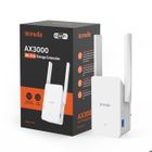 Tenda Répéteur A33 WiFi 6 AX3000, Bi-Bande 2,4/5GHz, Port Gigabit,2 Antennes 5dBi, Mode AP, LED Intelligent, Couverture 150 m²