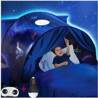Dream Tents Tente de Jeu Lit Enfant Garçon Fille Ciels Tente pliable avec Tente de Rêve Moustiquaires