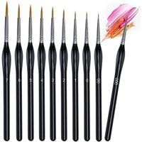 Pinceaux Peinture Professionnels Détail Pinceaux Pour Acrylique Huile