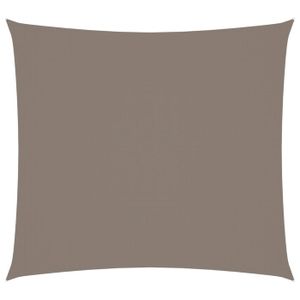 VOILE D'OMBRAGE Voile toile d ombrage parasol tissu oxford rectangulaire 2 x 2,5 m taupe