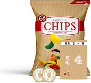 JEU SOCIÉTÉ - PLATEAU Multicolore Mixlore - Paquet de Chips - Jeu de Soc