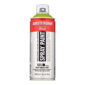 BOMBE DE PEINTURE Bombe de peinture Amsterdam 400 ml vert olive clair