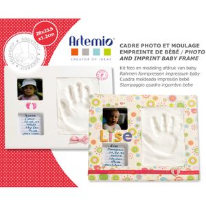 Kit Empreinte Bébé 12,5 x 12,5 cm Artemio chez Rougier & Plé